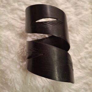 Dark Wood Cuff Bracelet